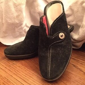 Cole Haan Vintage Suede Leather Mules